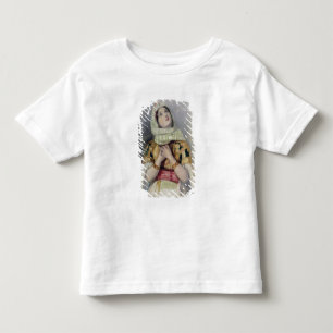 T-shirt Pour Les Tous Petits Une jeune dame en robe turque (avec crayon sur