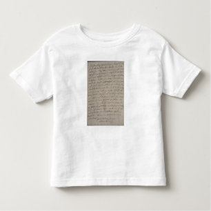 T-shirt Pour Les Tous Petits Une lettre de Maria Theresa au Roi Frederick