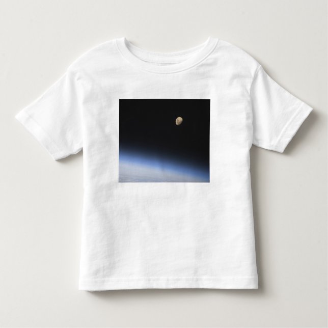 T-shirt Pour Les Tous Petits Une lune géante visible au-dessus de l'atmosphère  (Devant)