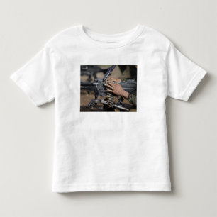 T-shirt Pour Les Tous Petits Une marine charge heure du matin - mitrailleuse