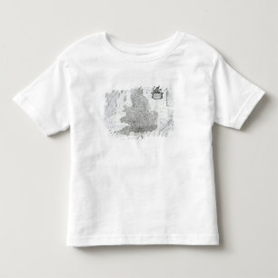 T-shirt Pour Les Tous Petits Une nouvelle carte du royaume de l'Angleterre
