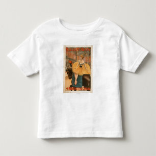 T-shirt Pour Les Tous Petits Une nuit à l'affiche théâtrale de jeu de cirque