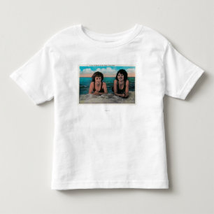 T-shirt Pour Les Tous Petits Une paire de Queens sur la plage, parc d'océan