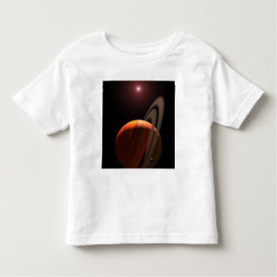 T-shirt Pour Les Tous Petits Une planète géante du gaz orbitant un nain rouge