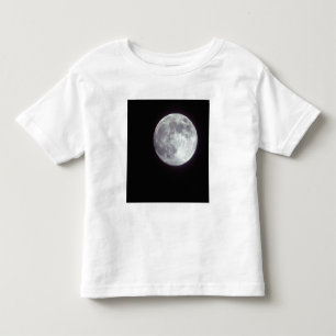 T-shirt Pour Les Tous Petits Une pleine lune brillante dans un ciel nocturne no