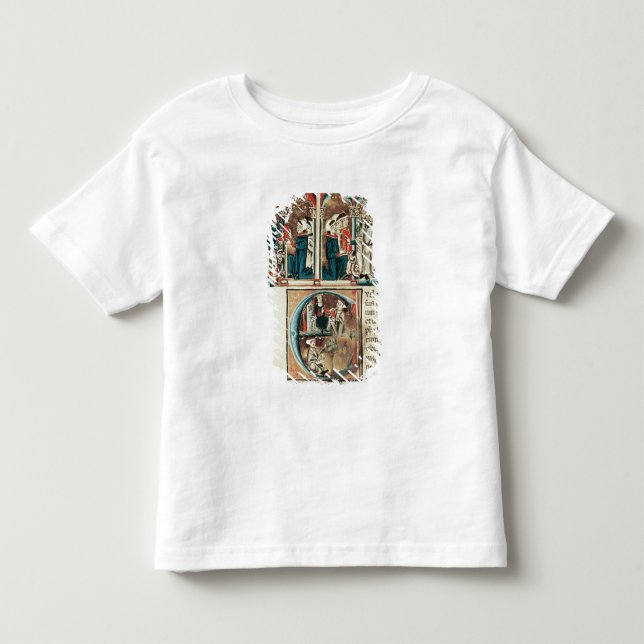 T-shirt Pour Les Tous Petits Une présentation juive de chercheur (Devant)