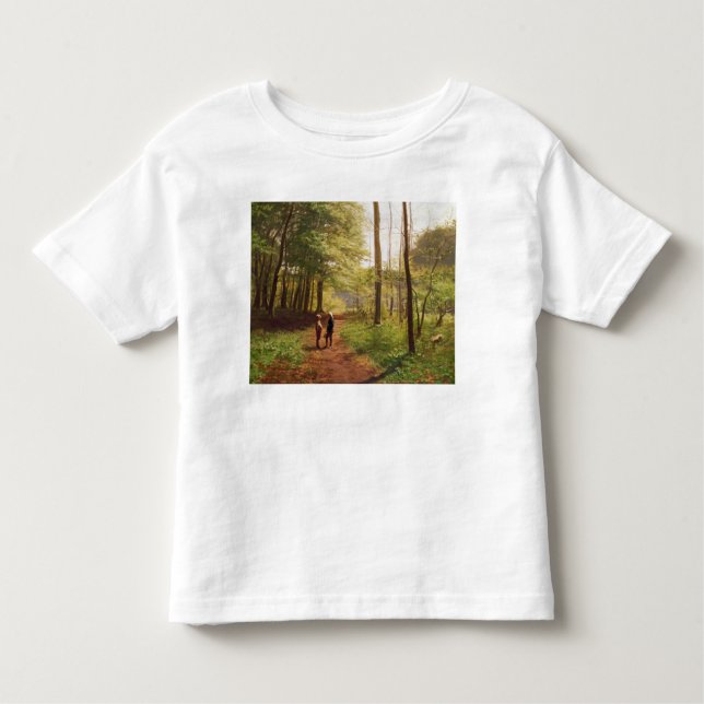 T-shirt Pour Les Tous Petits Une promenade dans la forêt (Devant)