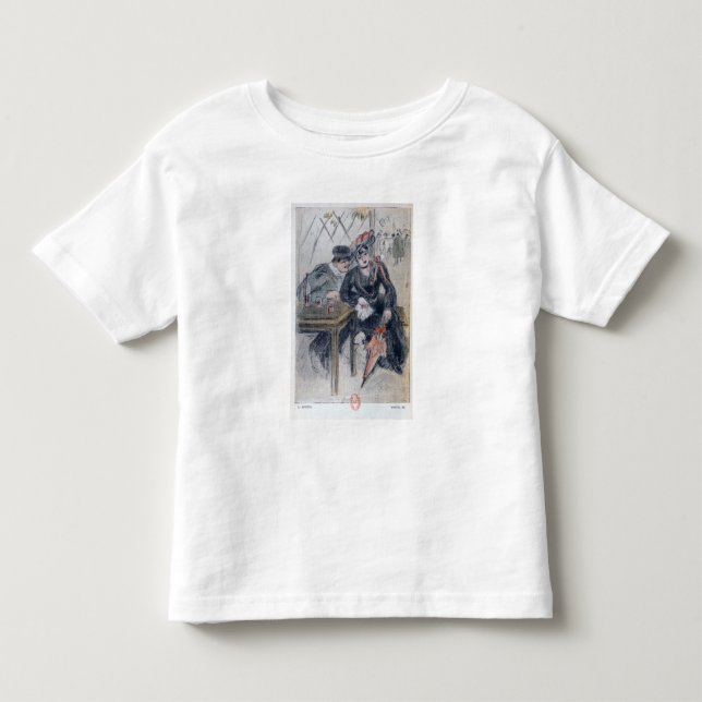 T-shirt Pour Les Tous Petits Une prostituée et son client (Devant)