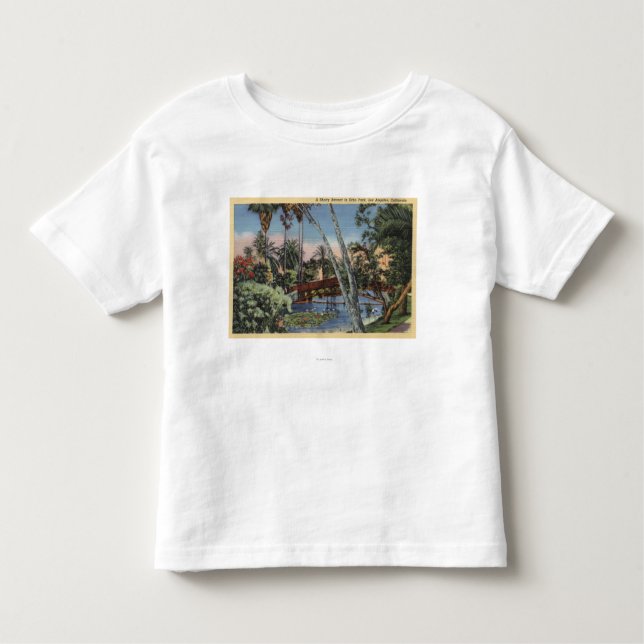 T-shirt Pour Les Tous Petits Une retraite louche en parc d'écho (Devant)