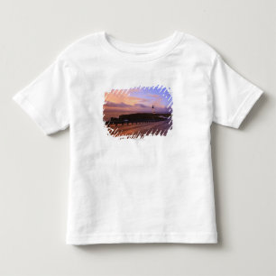 T-shirt Pour Les Tous Petits Une route et un phare le long de la côte au