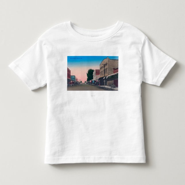 T-shirt Pour Les Tous Petits Une rue SceneLemoore, CA (Devant)