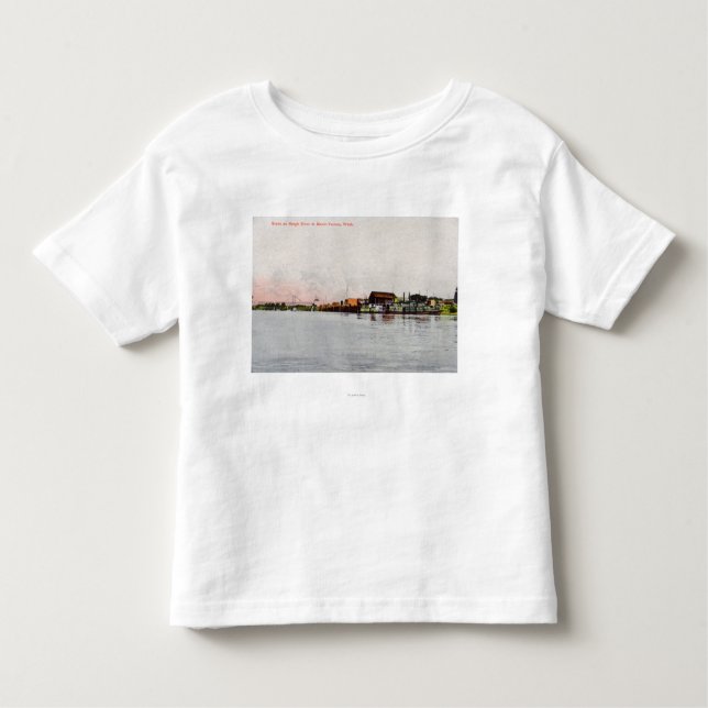 T-shirt Pour Les Tous Petits Une scène de rivière de Skagit (Devant)