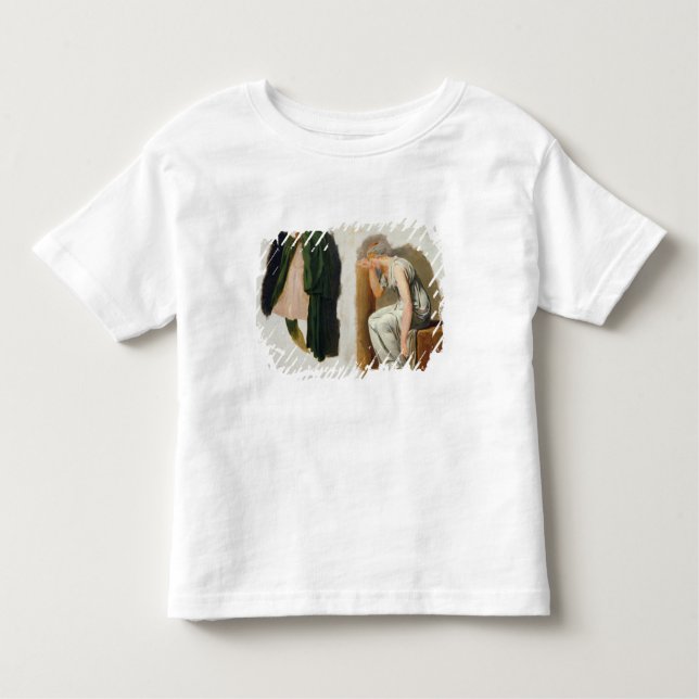 T-shirt Pour Les Tous Petits Une toge et un Camille verts (Devant)