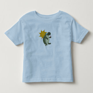 T-shirt Pour Les Tous Petits Une tortue mangeant la chemise de crème glacée