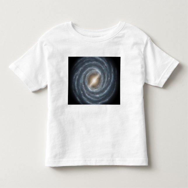 T-shirt Pour Les Tous Petits Une vue de notre propre Galaxie Lactée (Devant)