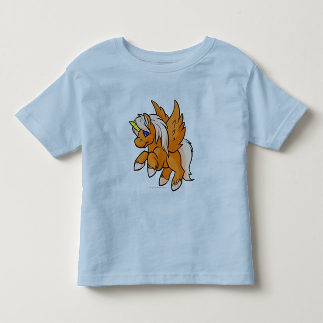 T-shirt Pour Les Tous Petits Uni orange (Devant)