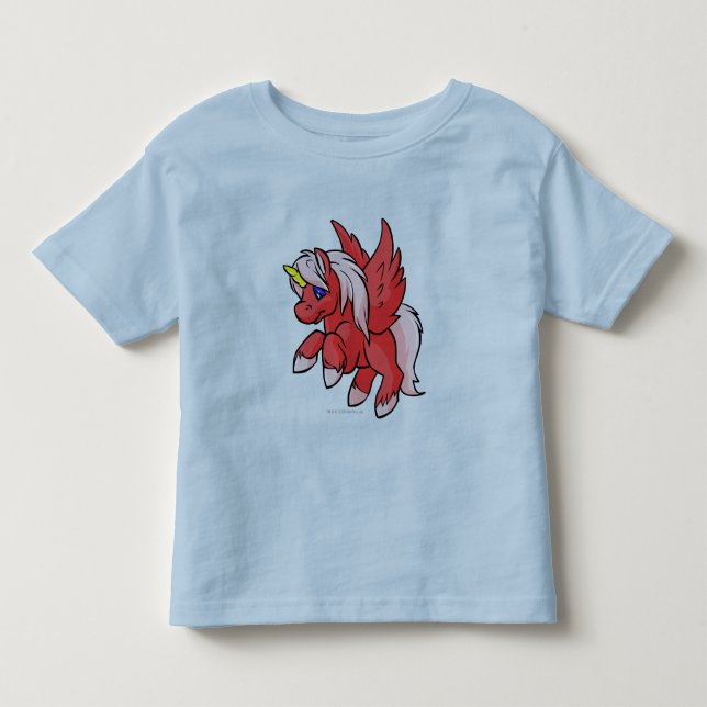 T-shirt Pour Les Tous Petits Uni rouge (Devant)