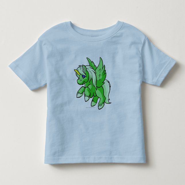 T-shirt Pour Les Tous Petits Uni vert (Devant)