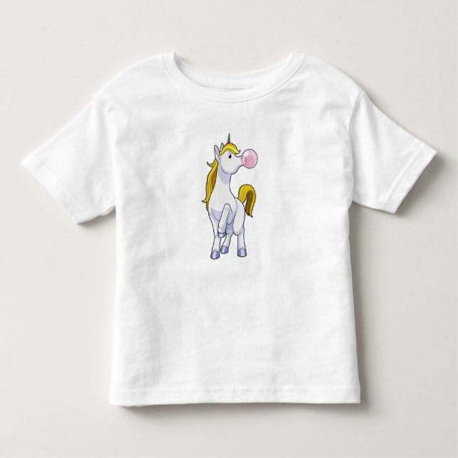 T-shirt Pour Les Tous Petits Unicorn (Devant)