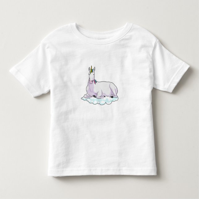 T-shirt Pour Les Tous Petits Unicorn on cloud (Devant)