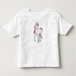 T-shirt Pour Les Tous Petits Unicorne comme Cuisinière avec casquette chef