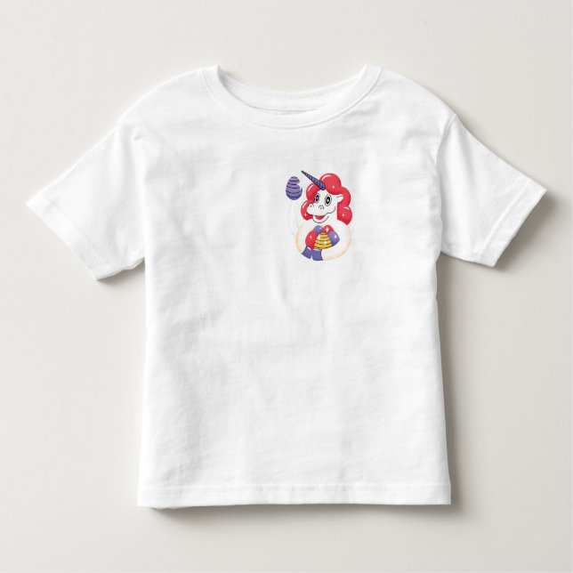 T-shirt Pour Les Tous Petits Unicorne de Pâques (Devant)