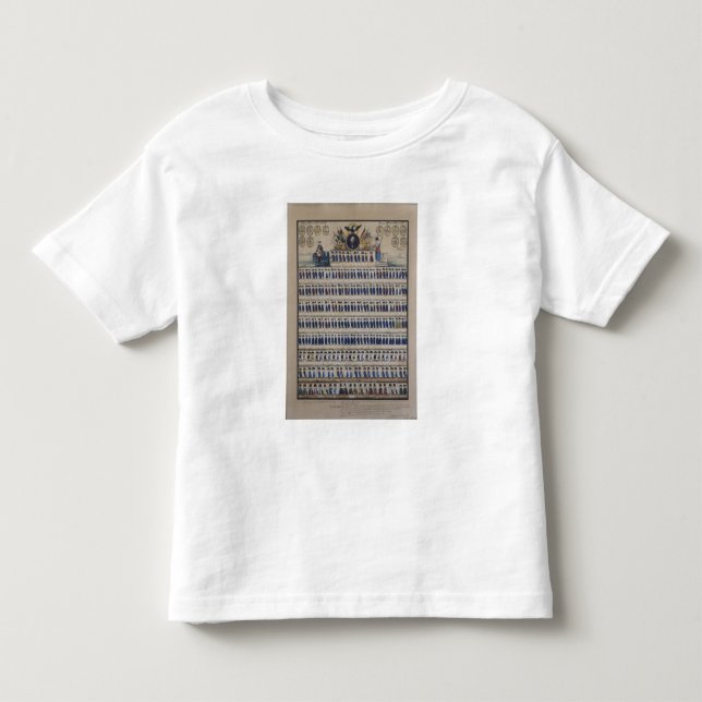 T-shirt Pour Les Tous Petits Uniformes prussiens dès Frederick (Devant)