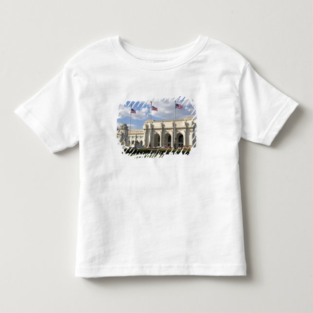 T-shirt Pour Les Tous Petits Union Station à Washington, D.C. (Devant)