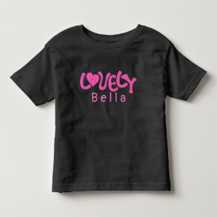 T-shirt Pour Les Tous Petits Unique Sweet Rose Girly Heart Lovely Kids