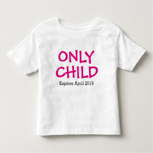 T-shirt Pour Les Tous Petits Uniquement enfant personnalisé