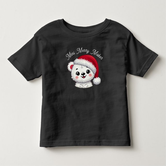 T-shirt Pour Les Tous Petits Unisex Christmas Toddler Shirt (Devant)