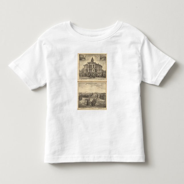 T-shirt Pour Les Tous Petits Université chrétienne et université méthodiste (Devant)