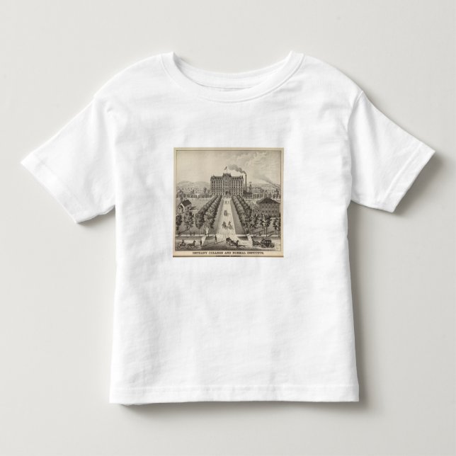 T-shirt Pour Les Tous Petits Université de Bethany, Lindsborg, le Kansas (Devant)