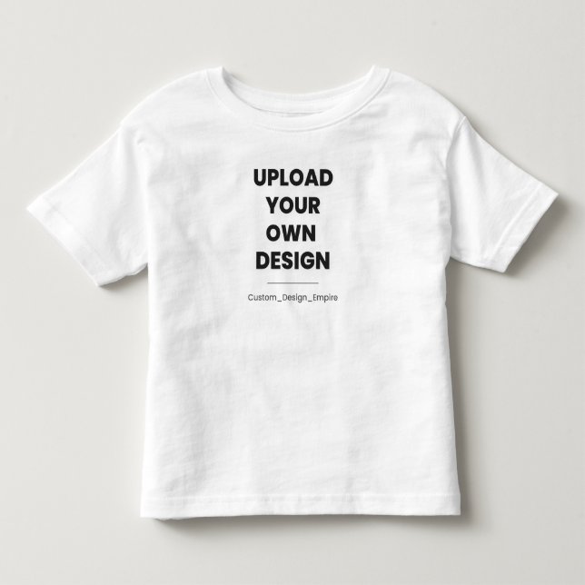 T-shirt Pour Les Tous Petits Upload Your Own Design Here | Custom Template (Devant)