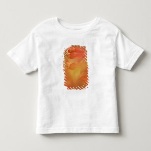 T-shirt Pour Les Tous Petits USA Georgia Savannah Fleur de saumon rouge abstrai