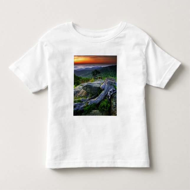 T-shirt Pour Les Tous Petits USA, Virginie, Shenandoah National Park. (Devant)