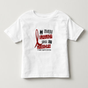 T-shirt Pour Les Tous Petits Usage Bourgogne du MYÉLOME MULTIPLE I pour mon