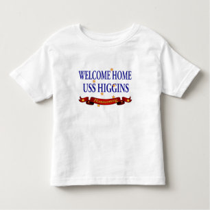 T-shirt Pour Les Tous Petits USS à la maison bienvenu Higgins