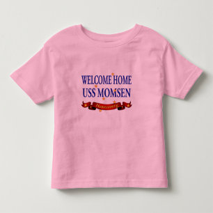 T-shirt Pour Les Tous Petits USS à la maison bienvenu Momsen