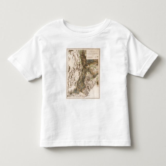 T-shirt Pour Les Tous Petits UtahPanoramic MapUtah (Devant)
