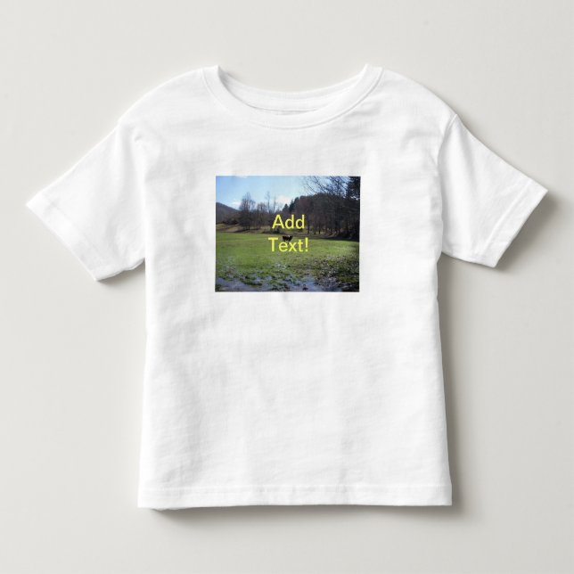 T-shirt Pour Les Tous Petits Vache solitaire (Devant)