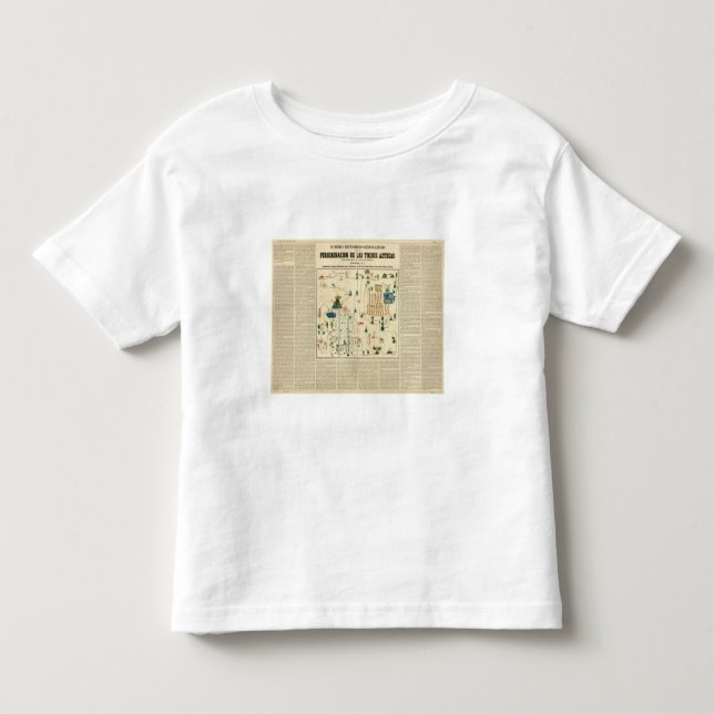 T-shirt Pour Les Tous Petits Vallée aztèque 2 du Mexique (Devant)