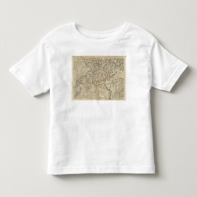 T-shirt Pour Les Tous Petits Vallée du Rhin (Devant)