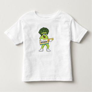 T-shirt Pour Les Tous Petits Vegan Broccoli at Music with Guitar
