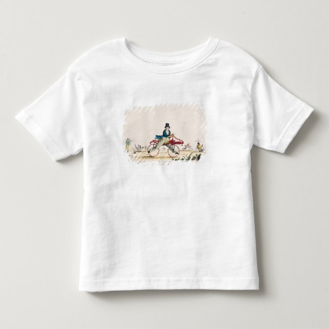 T-shirt Pour Les Tous Petits Vélos sur rail (Devant)
