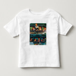 T-shirt Pour Les Tous Petits Venez et aller par Norman Rockwell