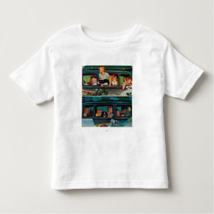 T-shirt Pour Les Tous Petits Venir et partir par Norman Rockwell