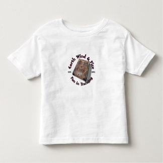 T-shirt Pour Les Tous Petits Vent et feu de la terre pour des enfants