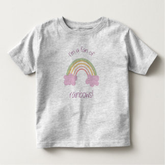 T-shirt Pour Les Tous Petits Ventilateur arc-en-ciel