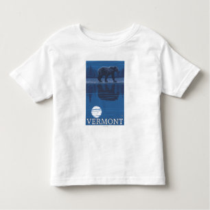 T-shirt Pour Les Tous Petits VermontBear dans le clair de lune